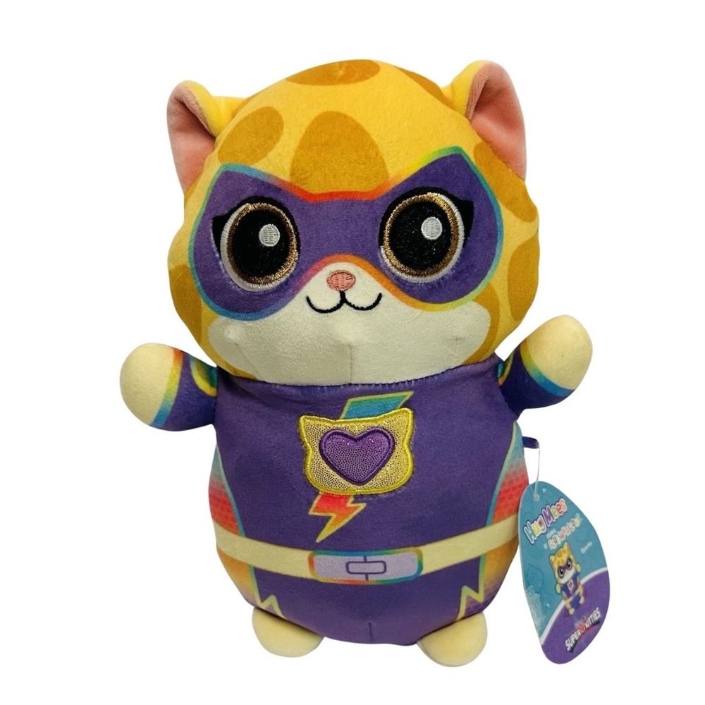 Squishmallows Hug Mees Disney‎ Jr SuperKitties Sparks Cat 10" Plush Bin Deal